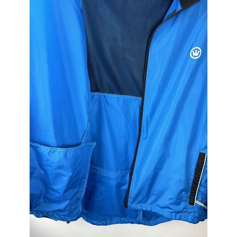 Canari‎ Cycling Mens Breakaway Razor Convertible Sleeve Jacket Vented sz XL Blue - Picture 4 of 11
